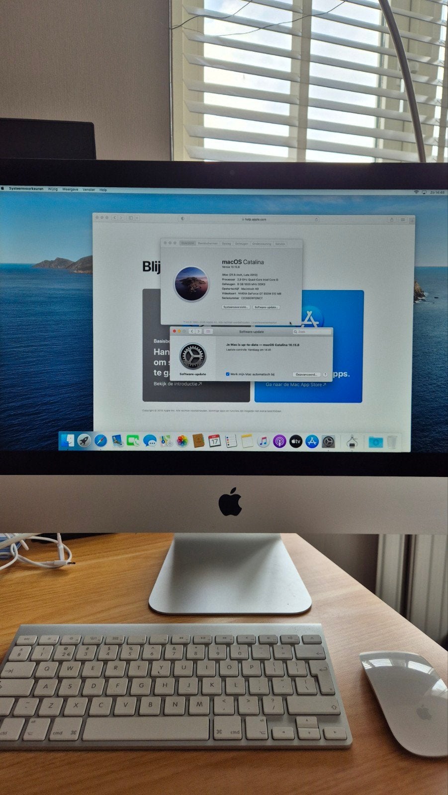 iMac 21,5 inch Late 2012 - 8GB RAM, 1TB HDD incl doos, Computers en Software, Ophalen, Gebruikt, 2 tot 3 Ghz, IMac