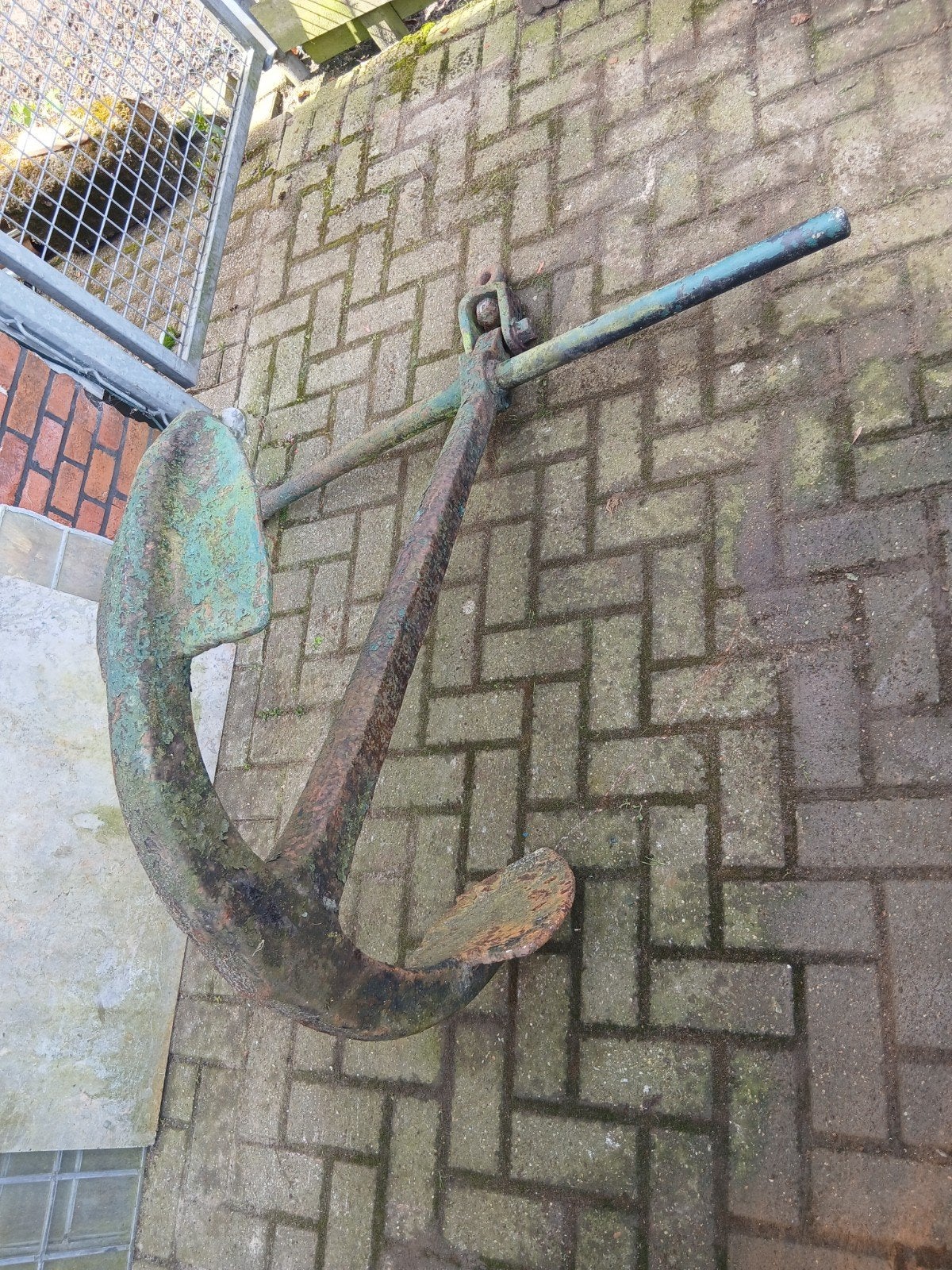Groot anker, decoratief of functioneel, Watersport en Boten, Ophalen, Gebruikt, Overige typen