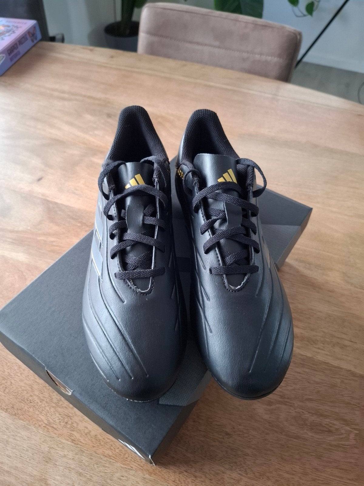 Adidas Copa Pure 2 Club FxG Voetbalschoenen Zwart/Goud, Ophalen of Verzenden, Nieuw, Schoenen
