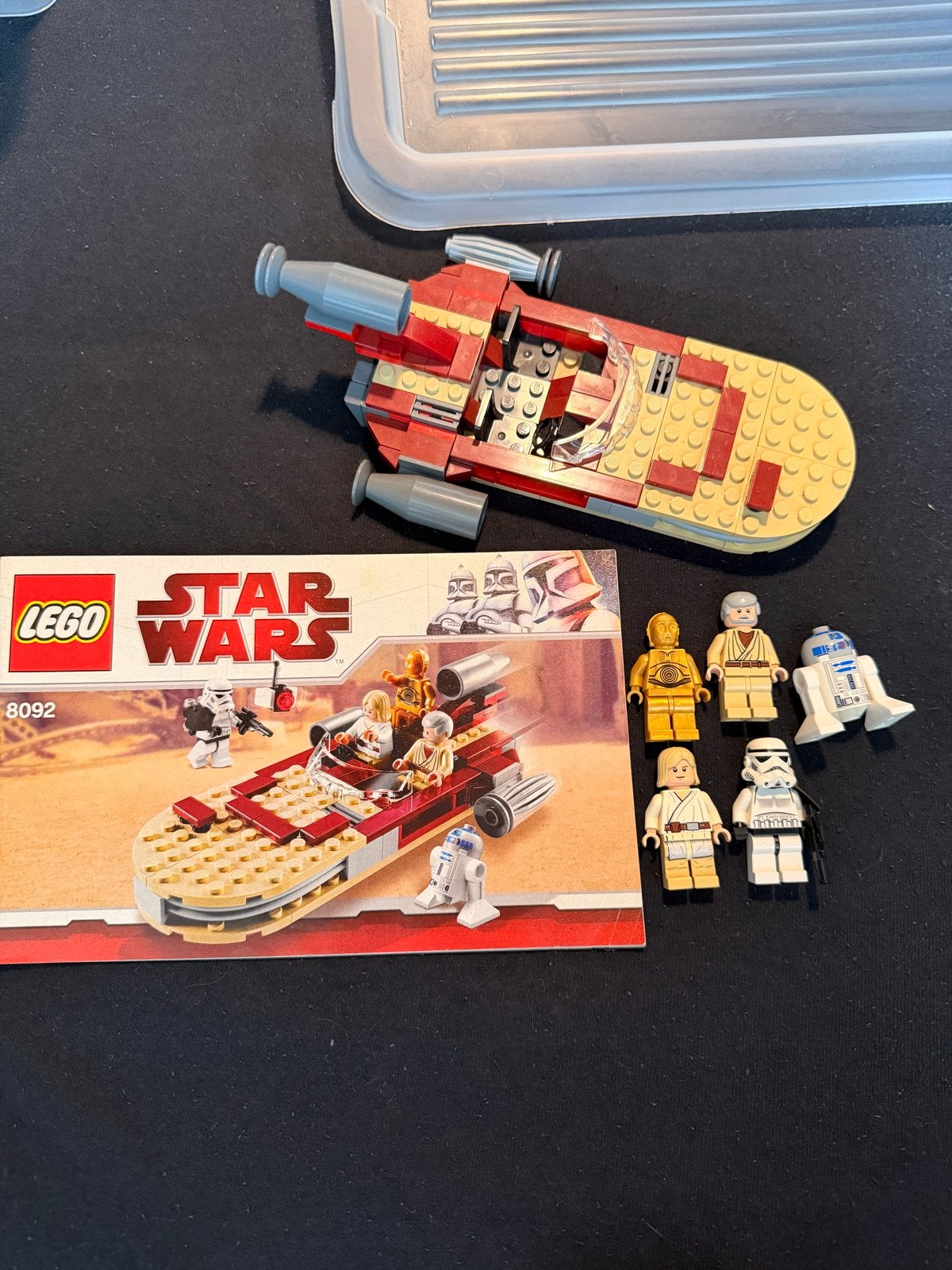 LEGO Star Wars Landspeeder 8092 met minifiguren, Ophalen of Verzenden, Gebruikt, Overige merken