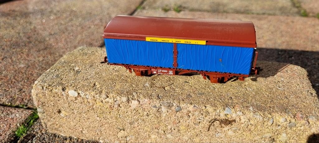 Roco zeilwagon Hoogovens, Hobby en Vrije tijd, Modeltreinen | H0, Gelijkstroom, Wagon, Ophalen of Verzenden, Zo goed als nieuw