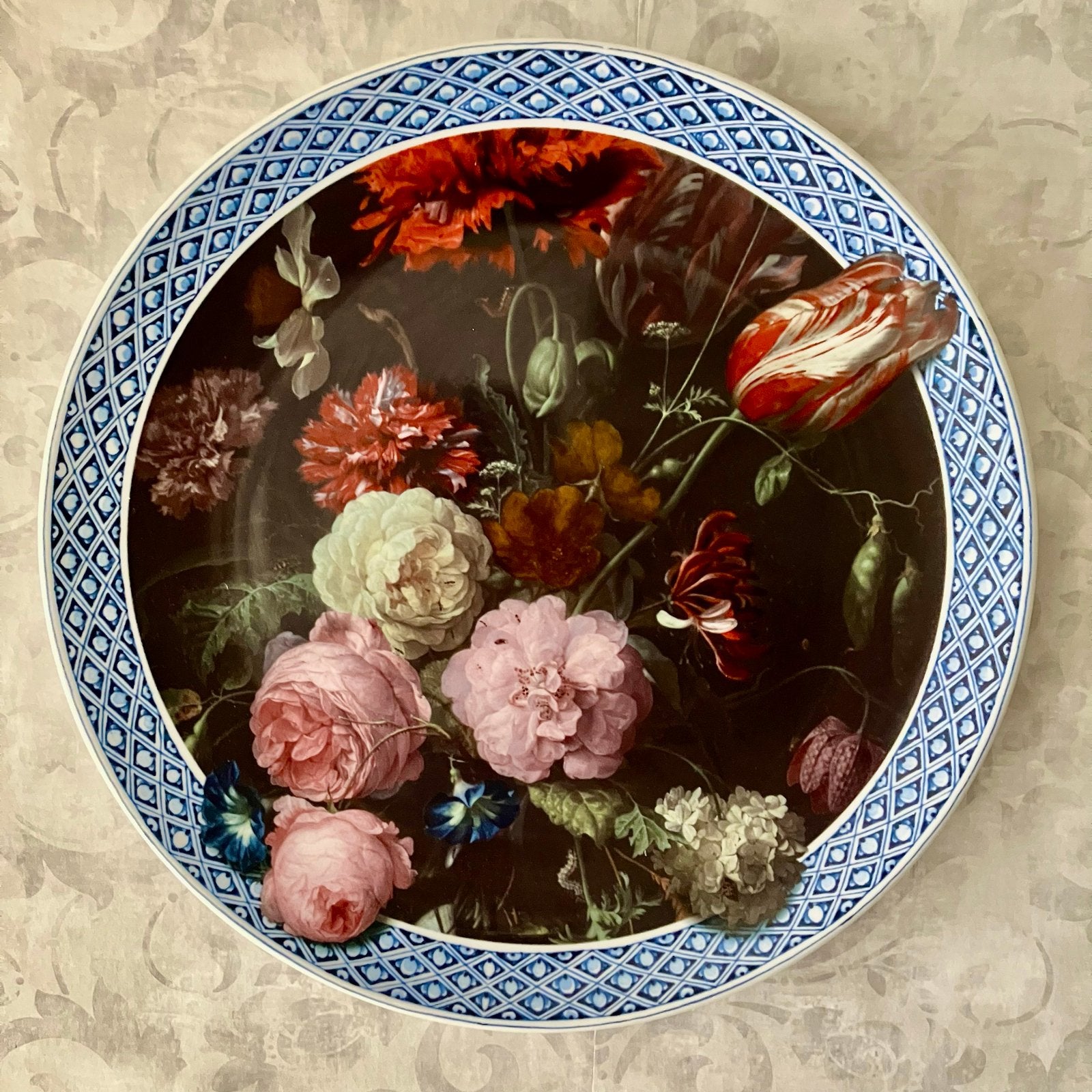 Wandbord Oude Meesters - Bloemenstilleven (31cm), Ophalen of Verzenden