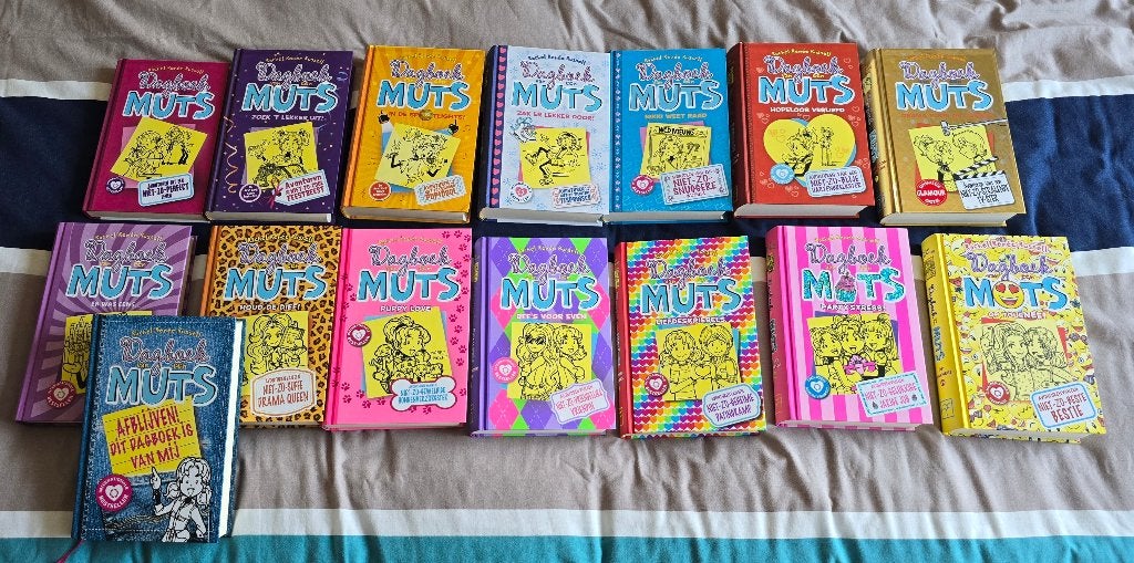 Dagboek van een Muts boeken, deel 1 tm 14 en 8.5, Boeken, Ophalen, Rachel Renée Russell, Zo goed als nieuw, Fictie