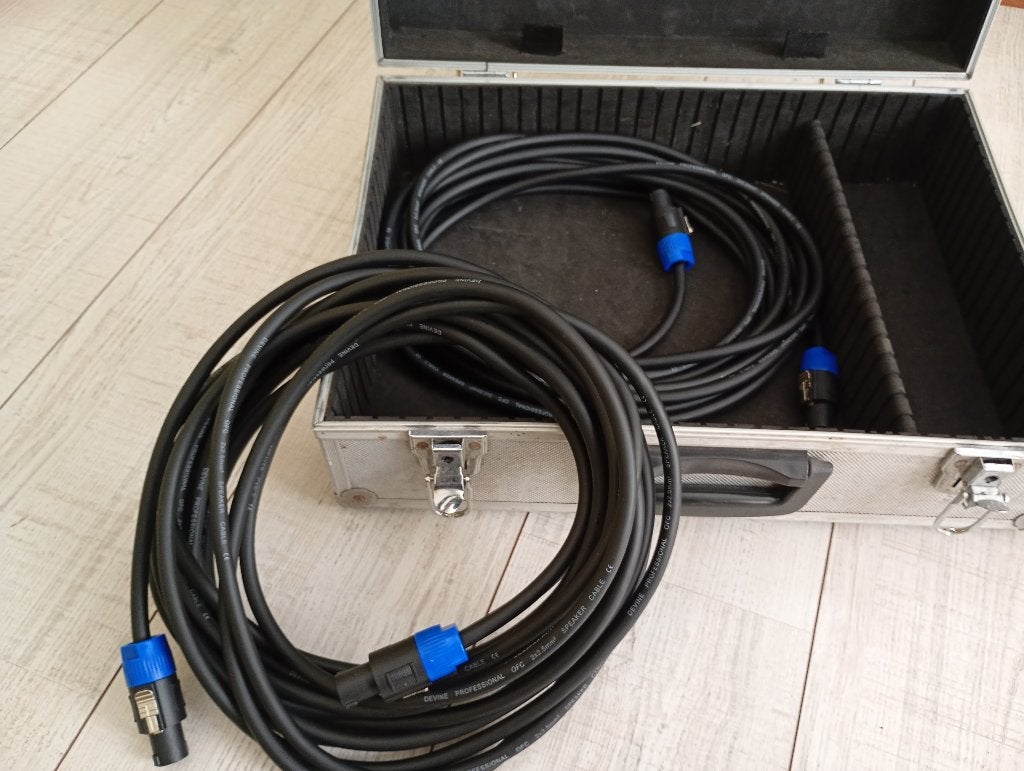 Devine SPE25/10 speakerkabel 2x 2.5 mm 10 meter, Ophalen of Verzenden, Zo goed als nieuw, Speaker of Versterker