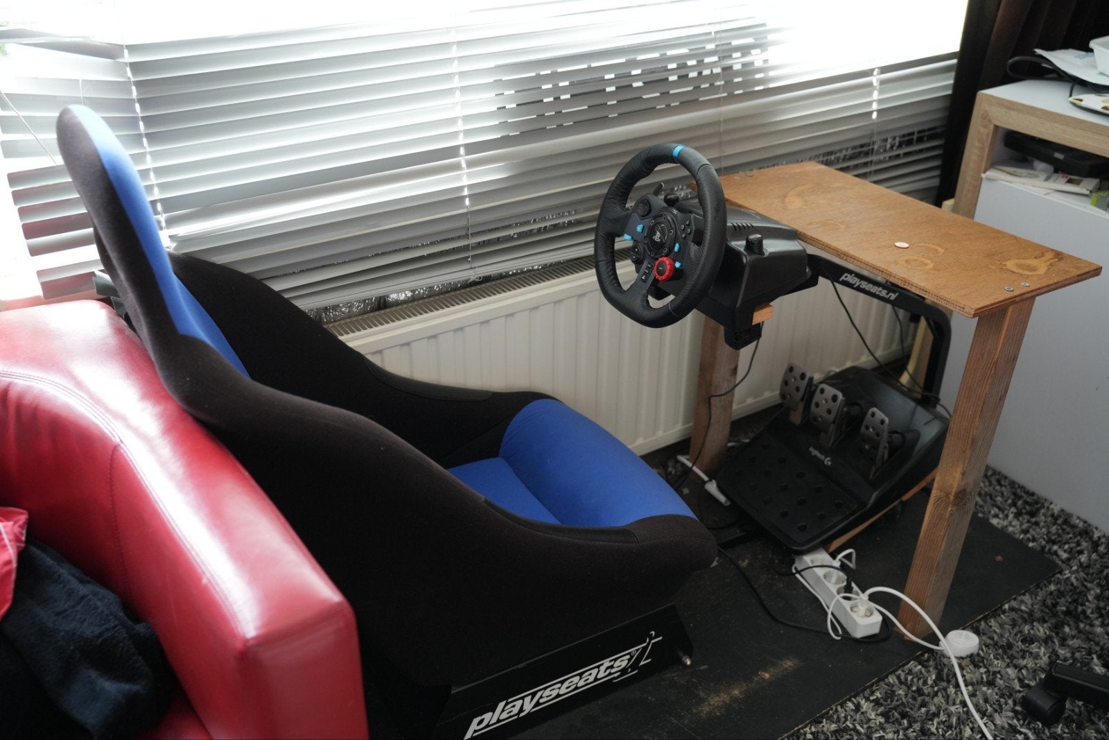 Logitech G29 + Pedalen | Playseat, Frame, monitor, Spelcomputers en Games, Racestuur, Ophalen of Verzenden, Zo goed als nieuw
