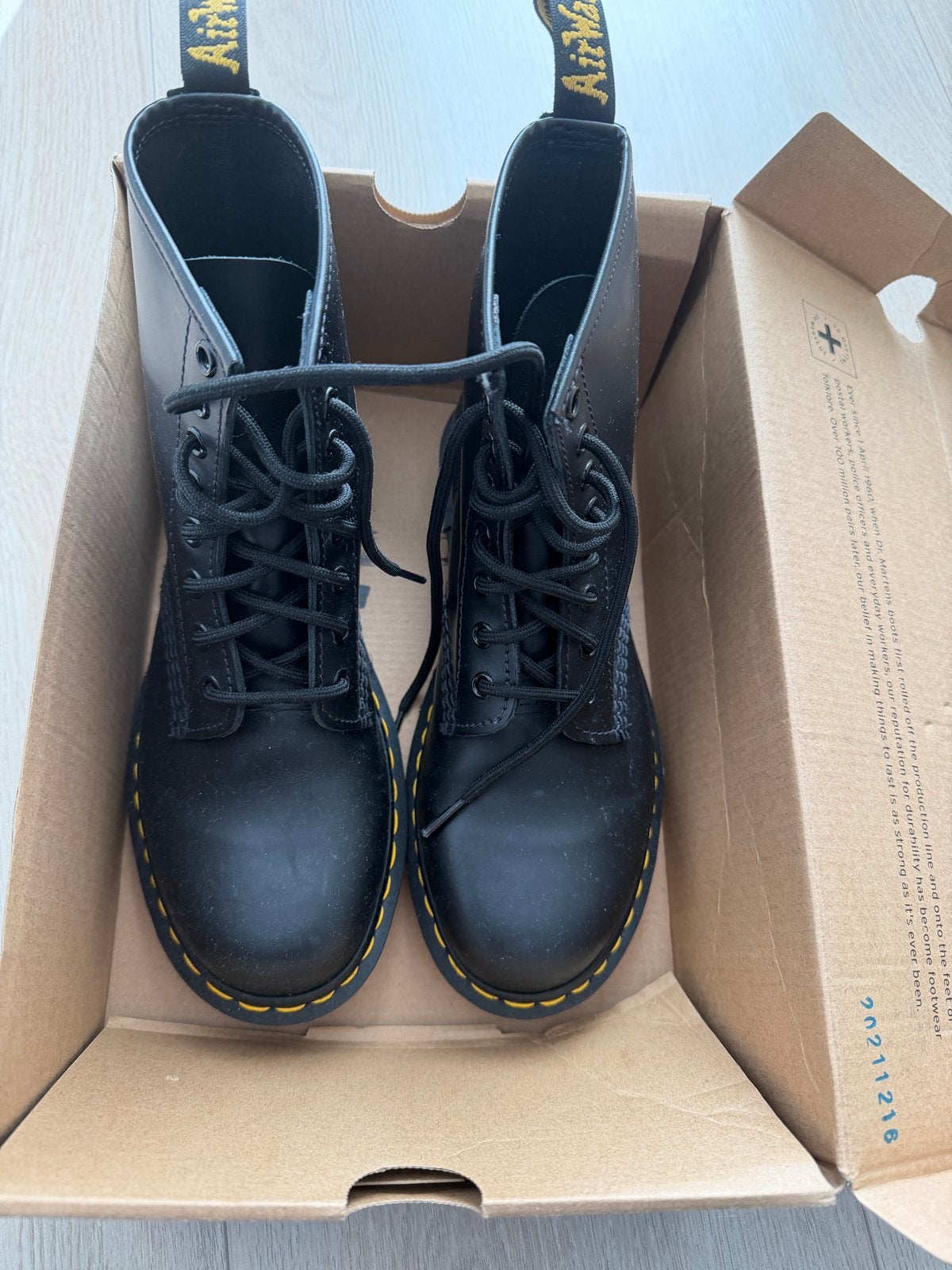 Dr. Martens 1460 Smooth Leren Laarzen  nieuw, Zwart, Lage of Enkellaarzen, Nieuw, Ophalen of Verzenden