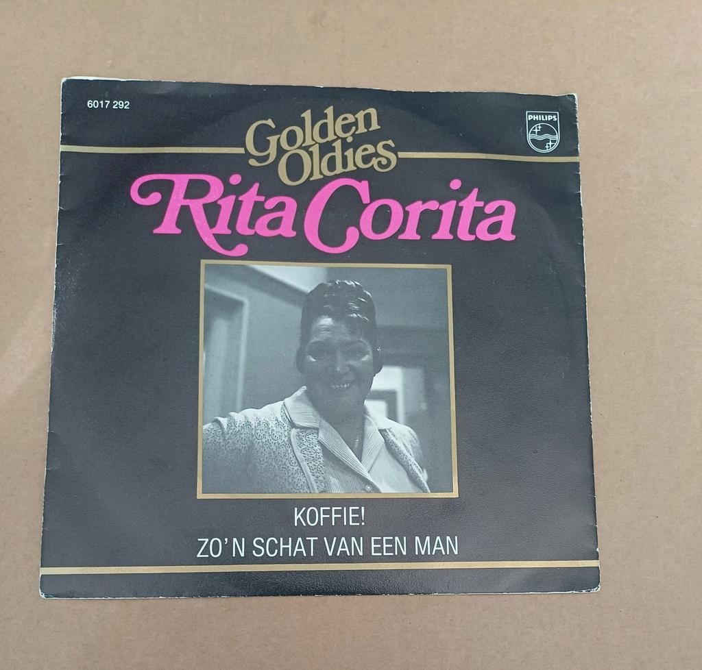 Rita Corita - Koffie!/Zo'n Schat Van Een Man, Beschermende buitenhoes, Ophalen of Verzenden, Gebruikt, Pop