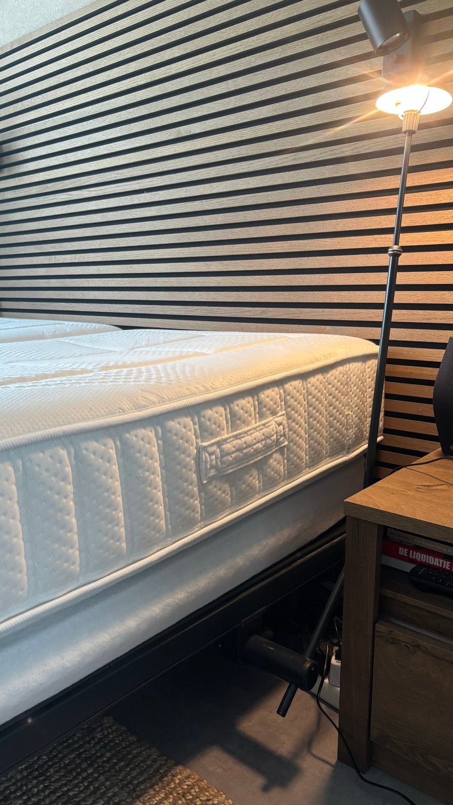 Auping bed Royal en nieuwe matrassen, Ophalen, Verstelbaar, Tweepersoons, Zo goed als nieuw