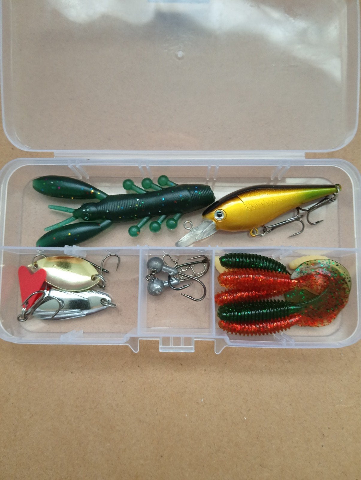 Complete Kunstaas Box: Plug, Spinners, Softbaits & Loodkop, Verzenden, Nieuw, Kunstaas