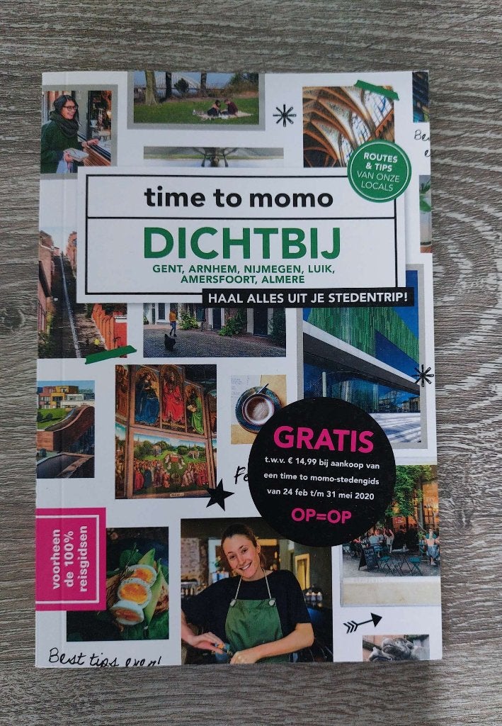 Time to MOMO - Dichtbij - Gent Arnhem, Nijmegen, Luik,, Boeken, Reisverhalen, Ophalen of Verzenden, Zo goed als nieuw, Time to Momo