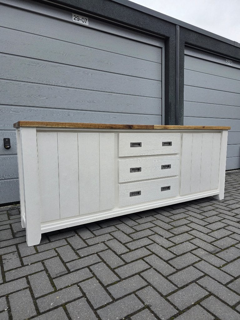 Henders & Hazel Dressoir | Massief Hout | €400, Ophalen, Eikenhout, Met lade(s), Zo goed als nieuw