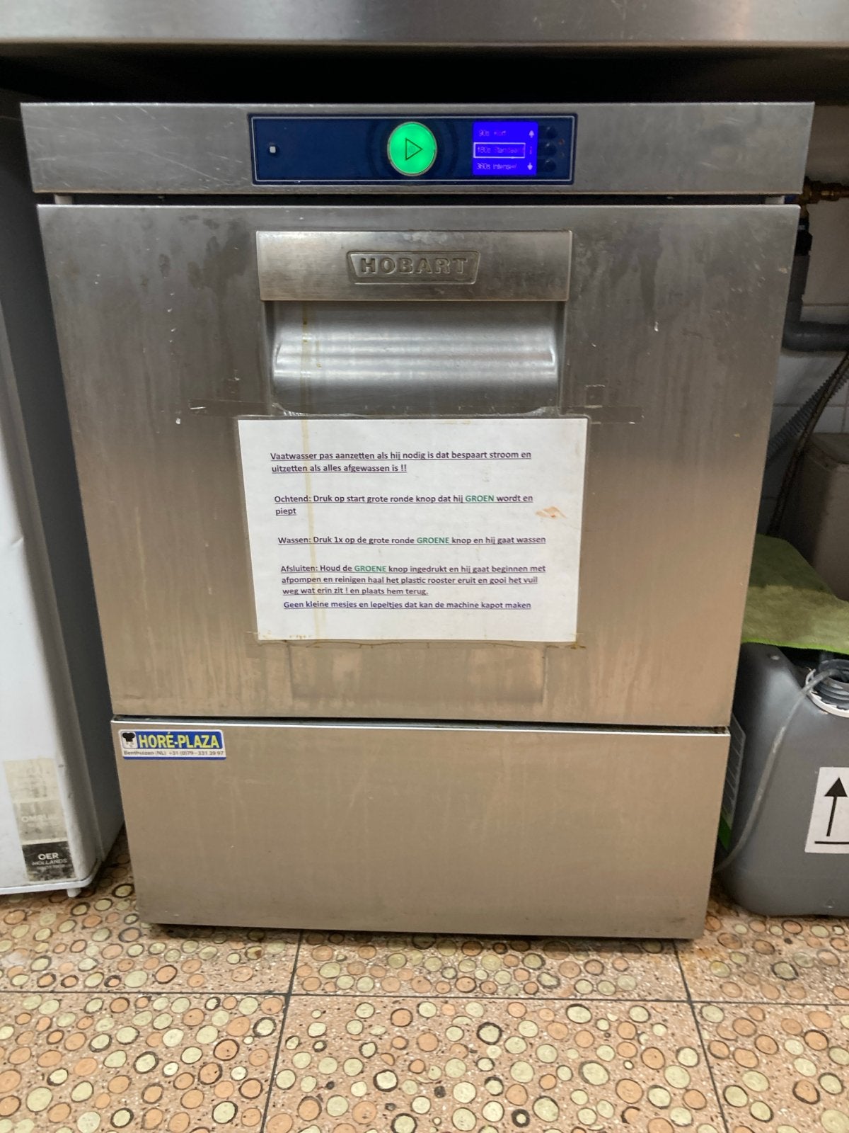 Hobart vaatwasser - Gebruikt en perfect werkend, Witgoed en Apparatuur, Vaatwasmachines, Gebruikt, 60 cm of meer, Ophalen of Verzenden