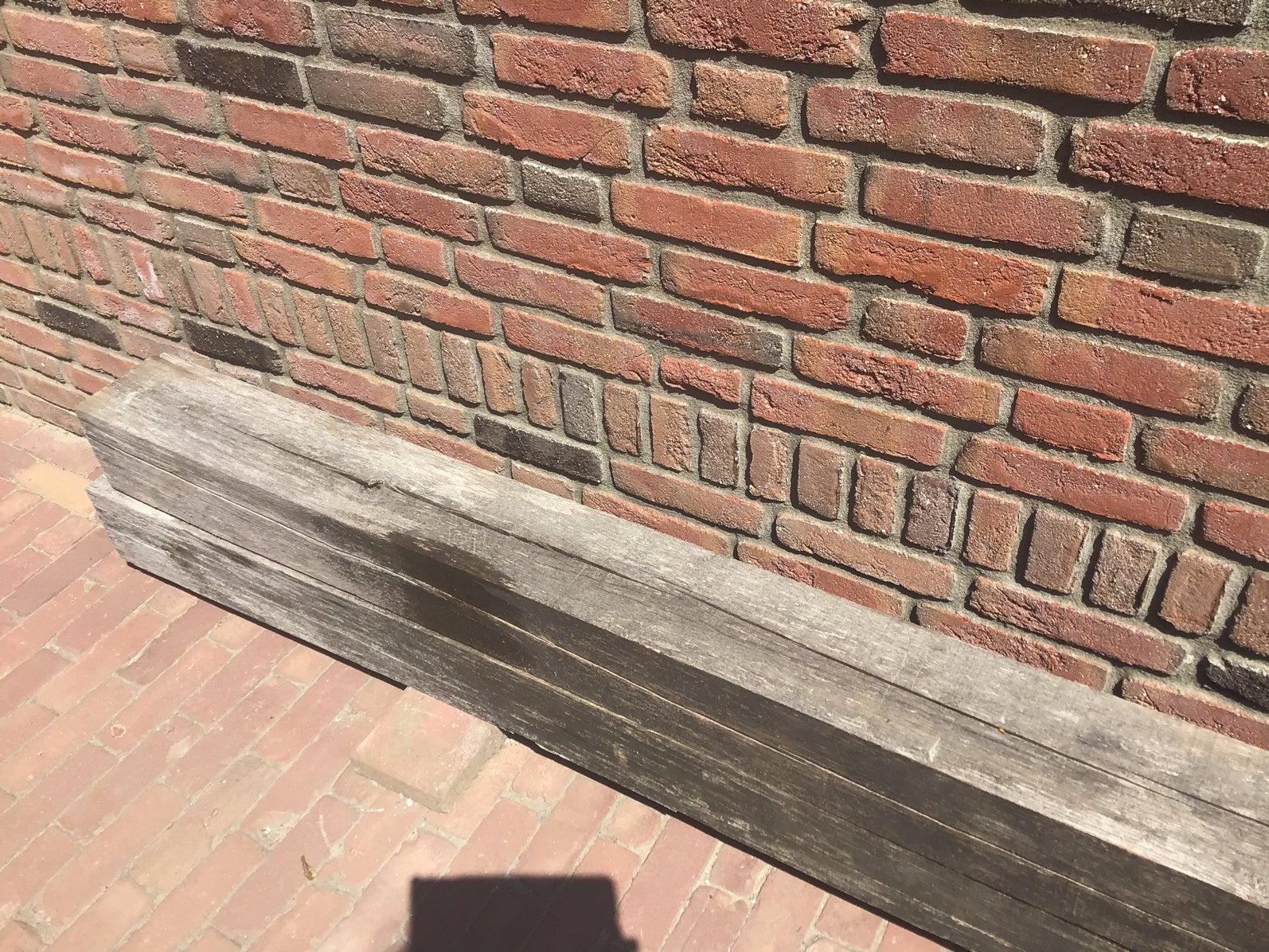 2hardhouten palen 15/15 en 2,5 meter, Tuin en Terras, Ophalen, Gebruikt, 250 cm of meer, Palen