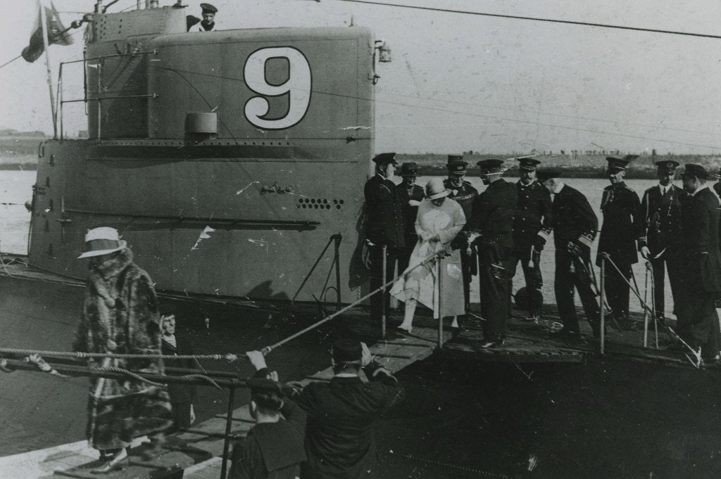 Den helder , onderzeeboot, Verzamelen, Foto's en Prenten, Ophalen of Verzenden, Voor 1940, Zo goed als nieuw, Foto