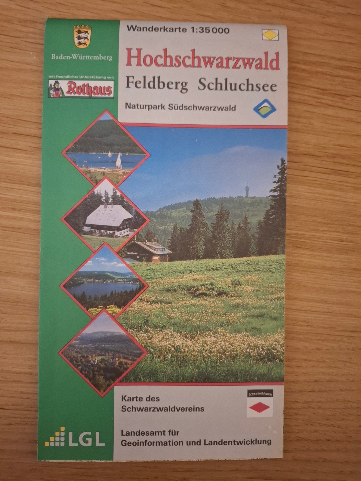 Wandelkaart Hochschwarzwald Feldberg Schluchsee, 2000 tot heden, Ophalen of Verzenden, Duitsland, Landesamt für Geoinformation und Landentwicklung