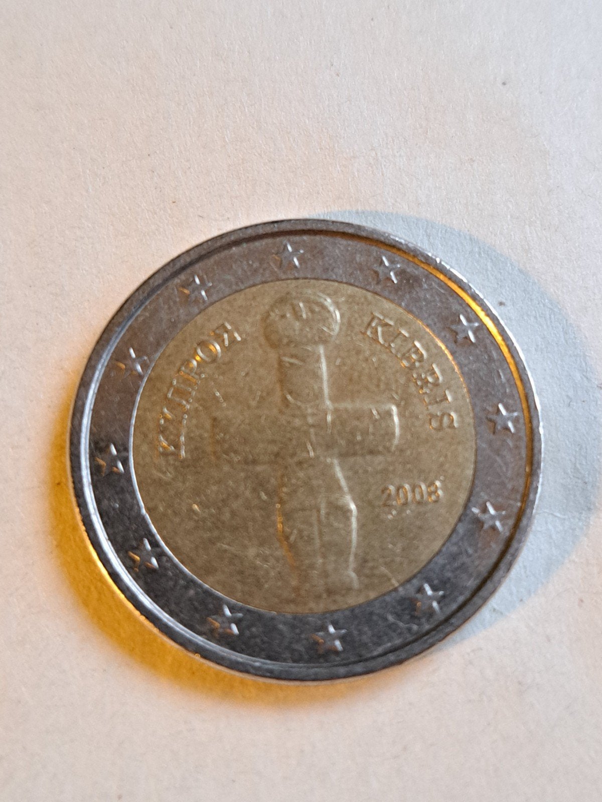 2 euro 2008 Cyprus, Ophalen of Verzenden, Cyprus, 2 euro