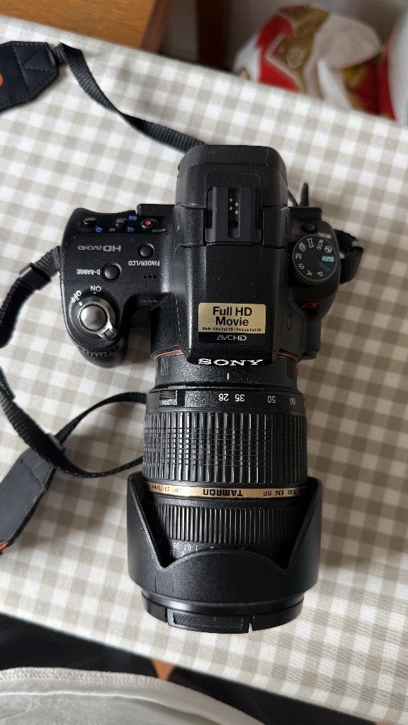 Sony SLT-A55V + Tamron SP 28-75mm f/2.8 XR Di (A09), Ophalen, Zo goed als nieuw, Sony, Telelens