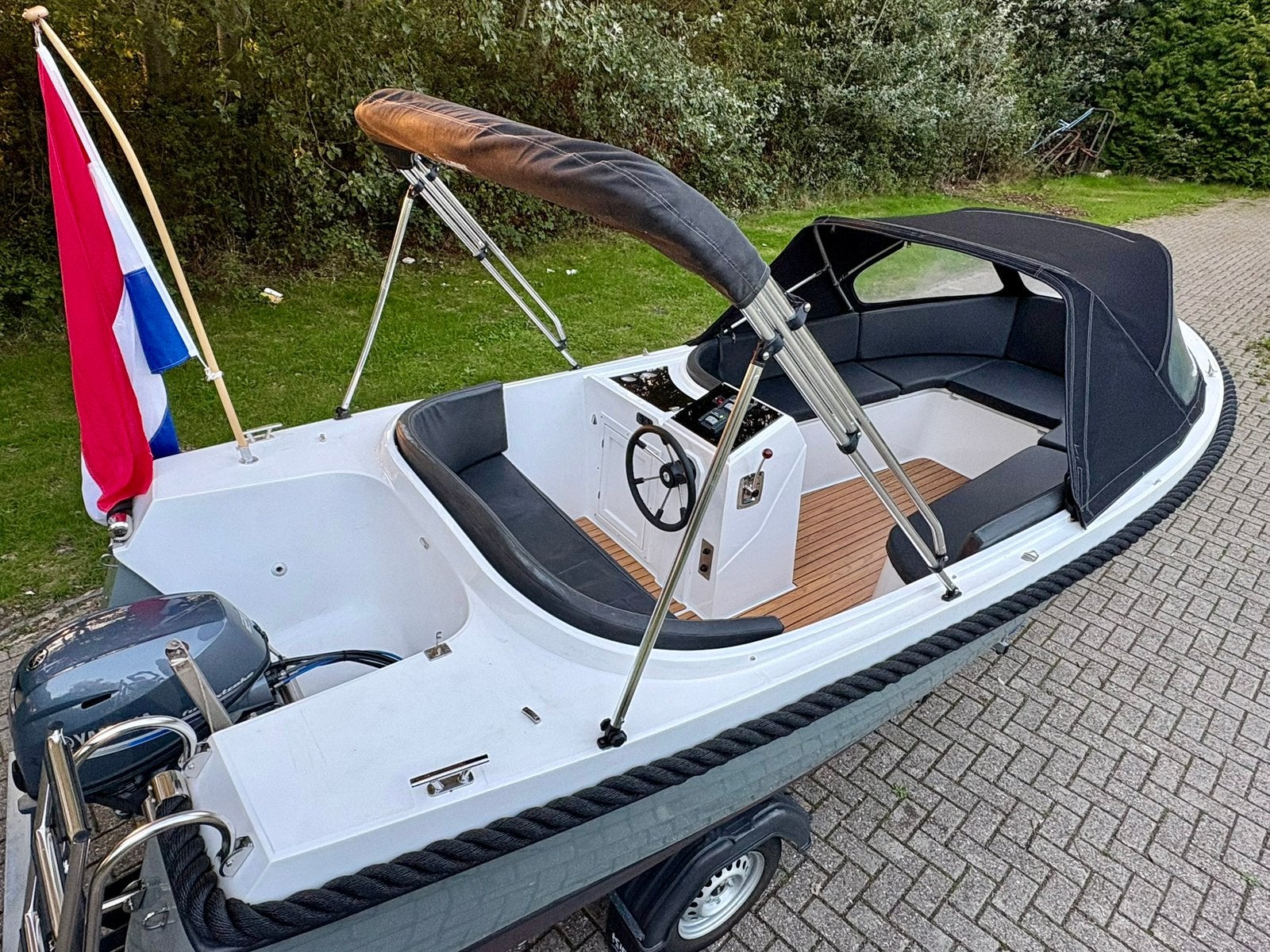 ✅ Valory 555 Tender Sloep / Yamaha 20PK / Boeg & Hekschroef, Watersport en Boten, Consoleboot, Gebruikt, Ophalen of Verzenden