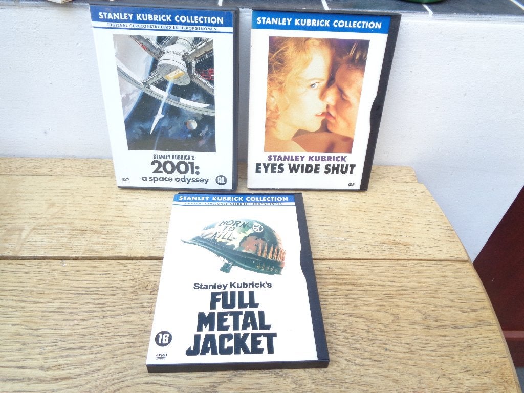 Various DVD'S 3x Stanley Kubrick [Eyes Wide S.-Full Metal J], Alle leeftijden, Ophalen of Verzenden, Zo goed als nieuw, Nederlands