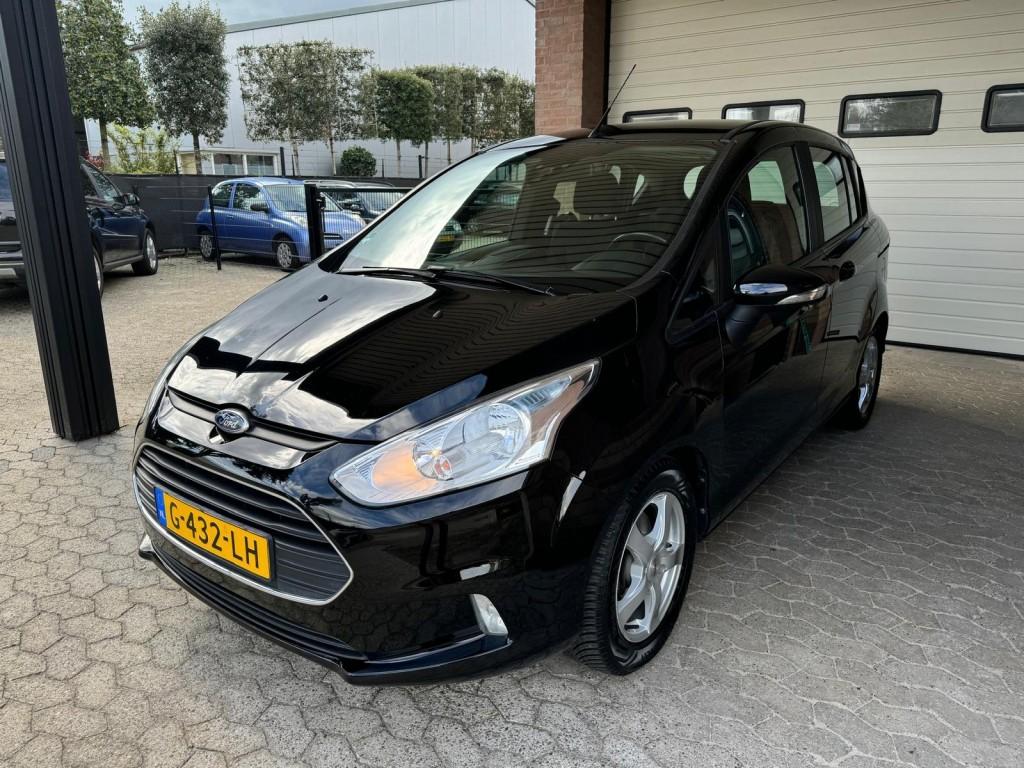 Ford B-MAX 1.0 EcoBoost climate cruise Navi trekh. PDC, Auto's, Ford, 101 pk, Gebruikt, B-Max, Zwart