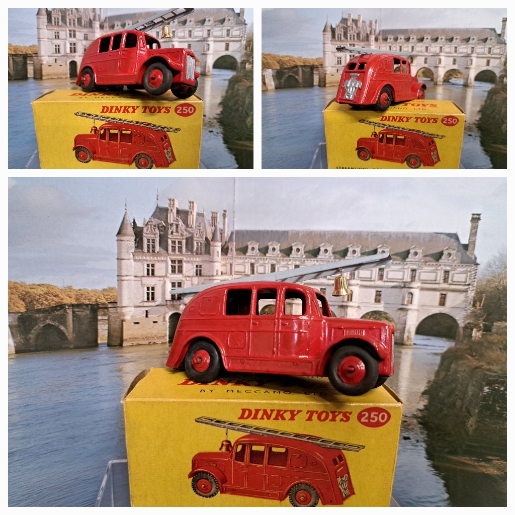 Dinky Toys no 250 Streamlined Fire Engine 1/43, Verzenden, Gebruikt, Auto, Dinky Toys
