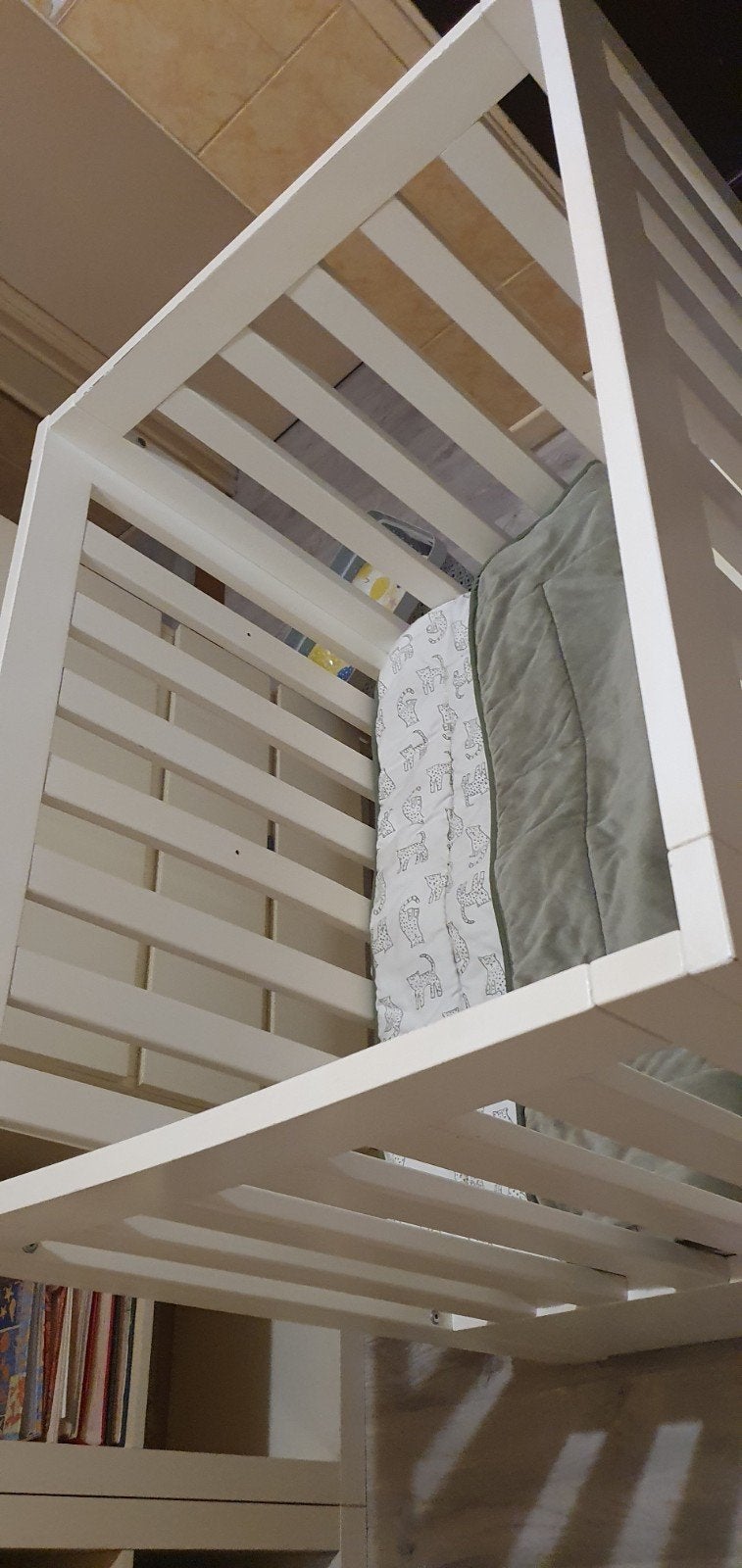 Bopita box 1.00mx80cm met lade en verstelbare bodem, Ophalen, Gebruikt, In hoogte verstelbaar