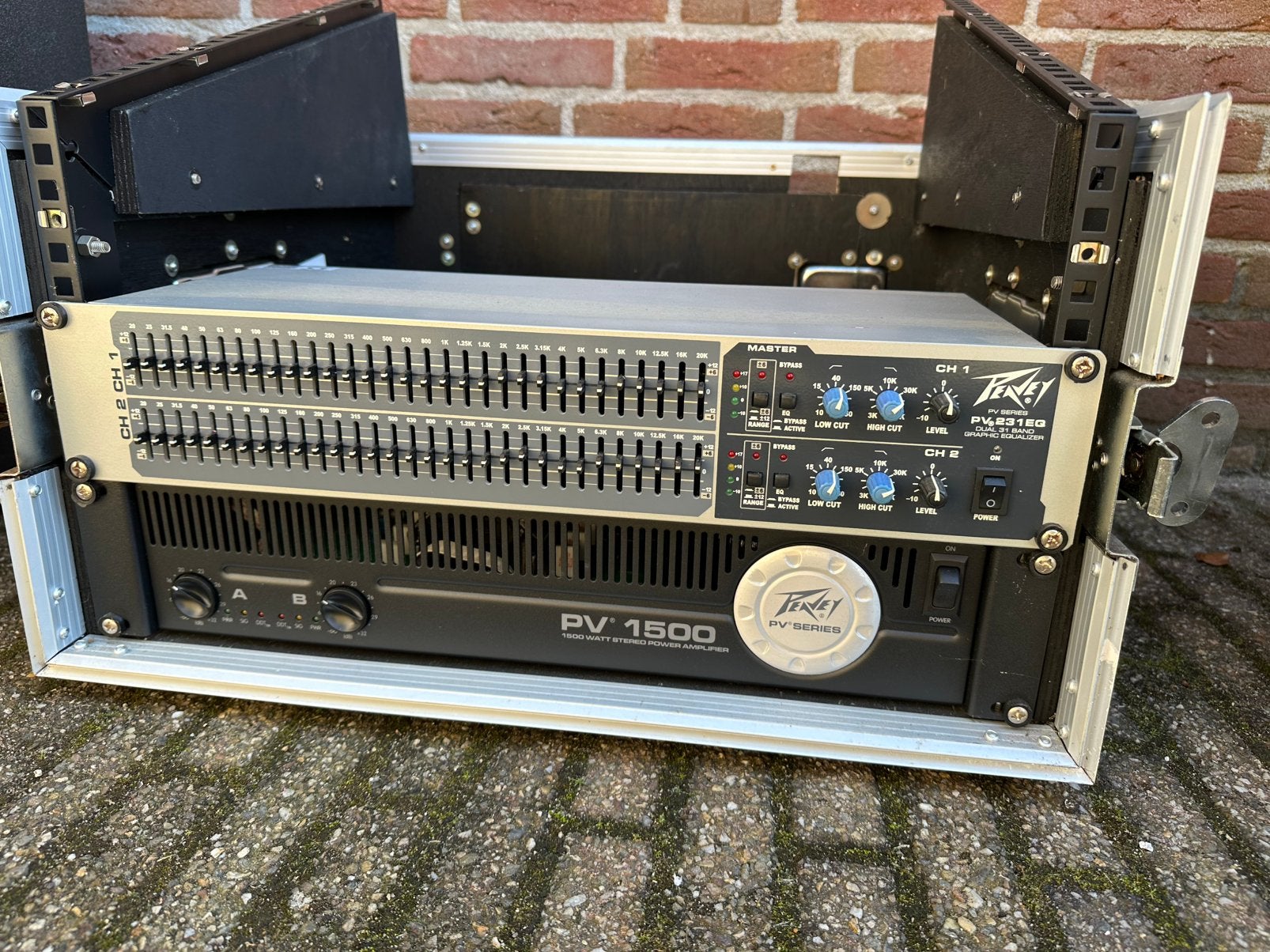 Peavey PV 1500 Eindversterker, Ophalen of Verzenden, Gebruikt, 1000 watt of meer, P.A.