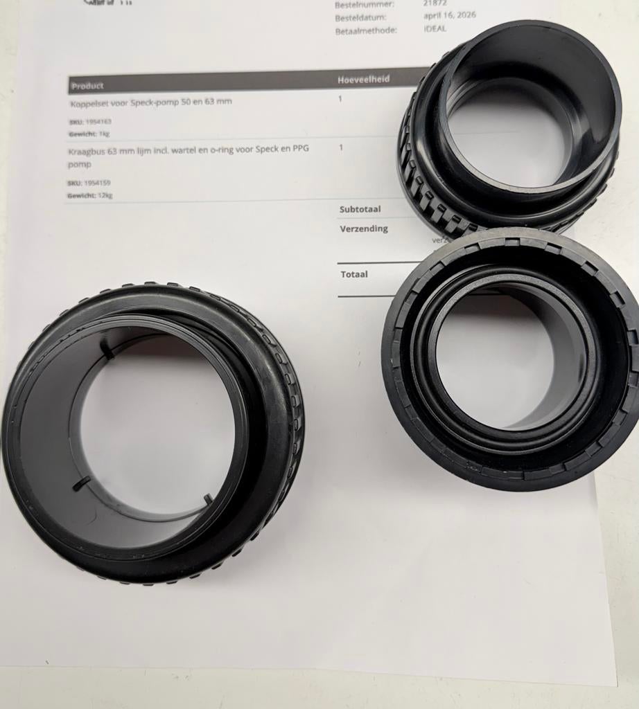 Koppelset voor Speck-pomp 50 en 63 mm, Ophalen of Verzenden, Nieuw, Overige typen