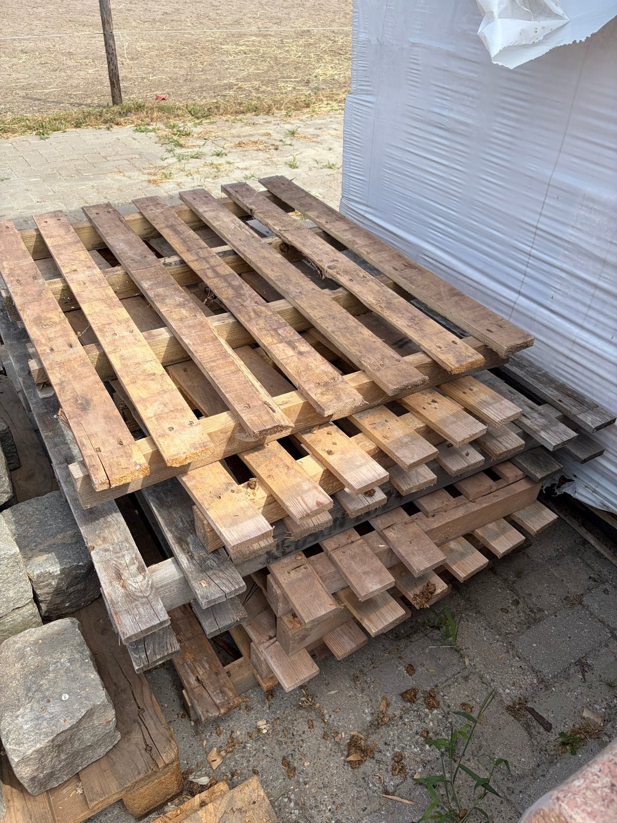 Gratis pallets, Doe-het-zelf en Verbouw, Hout en Planken, Ophalen, Gebruikt, 25 tot 50 mm, Pallet