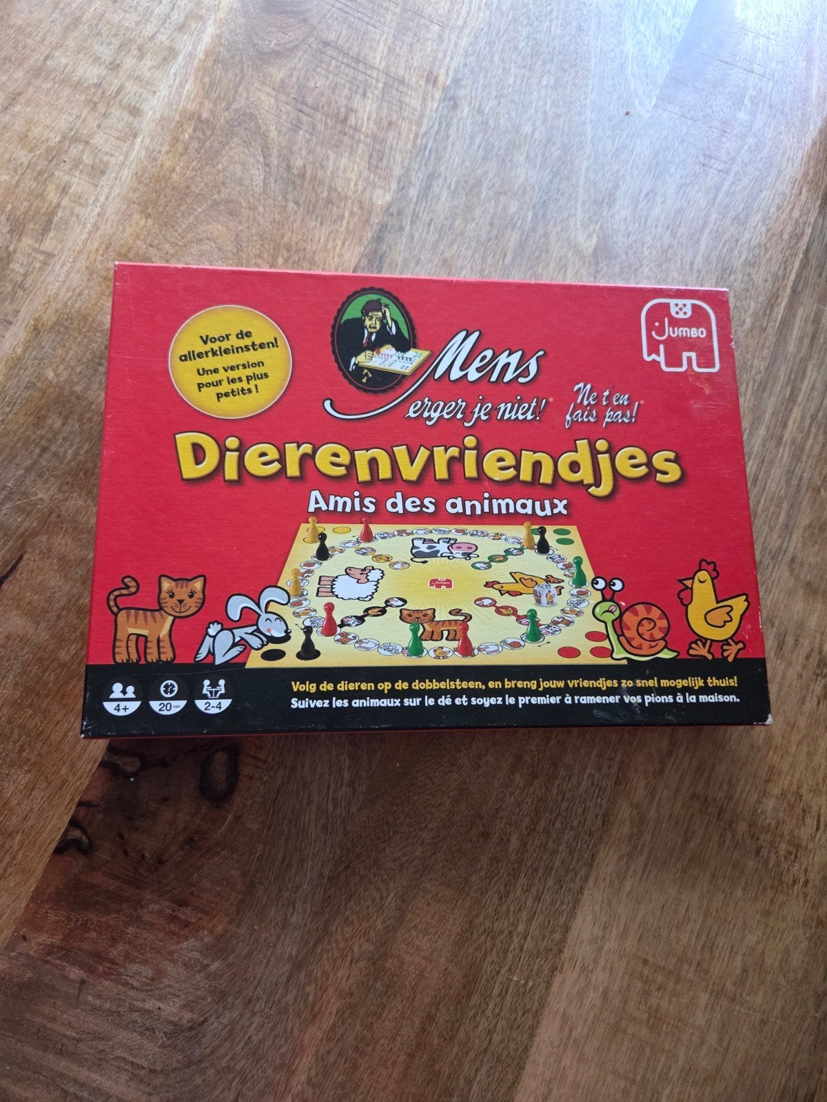 Mens Erger Je Niet! Dierenvriendjes - Jumbo, Hobby en Vrije tijd, Gezelschapsspellen | Bordspellen, Drie of vier spelers, Ophalen