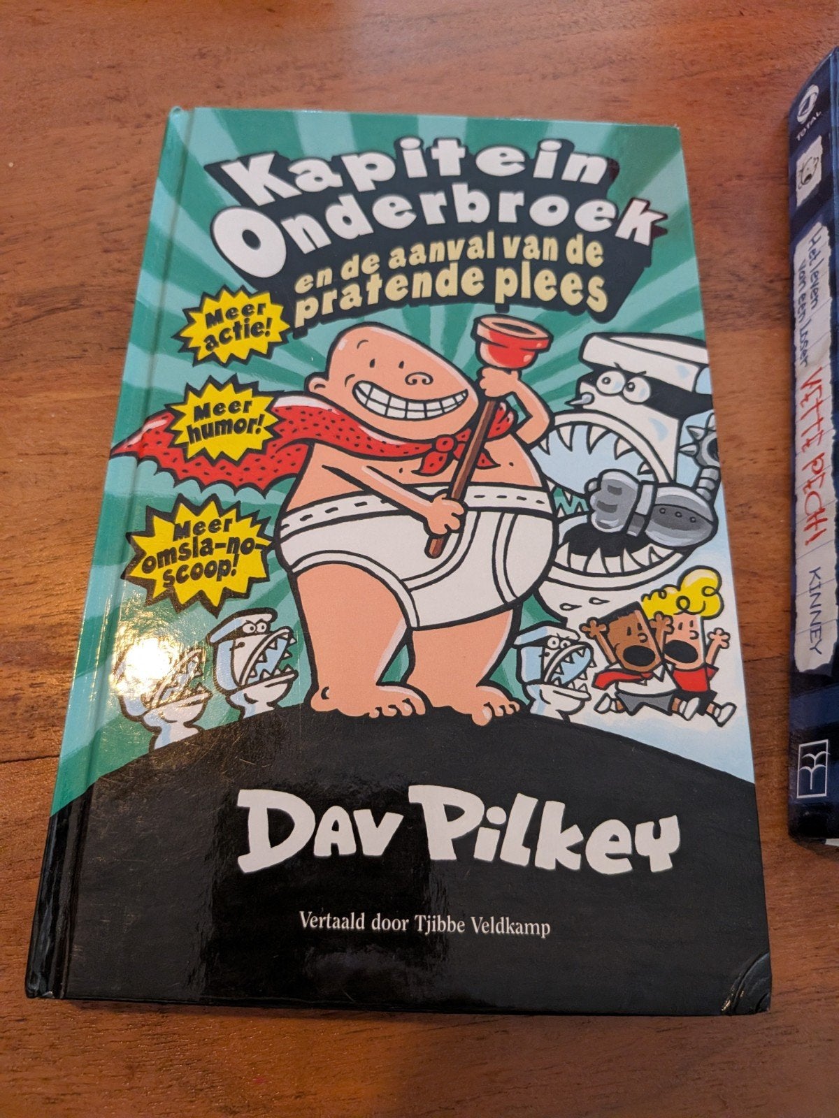 Kapitein Onderbroek en de aanval van de pratende plees, Ophalen of Verzenden, Gelezen, Dav Pilkey, Fictie algemeen