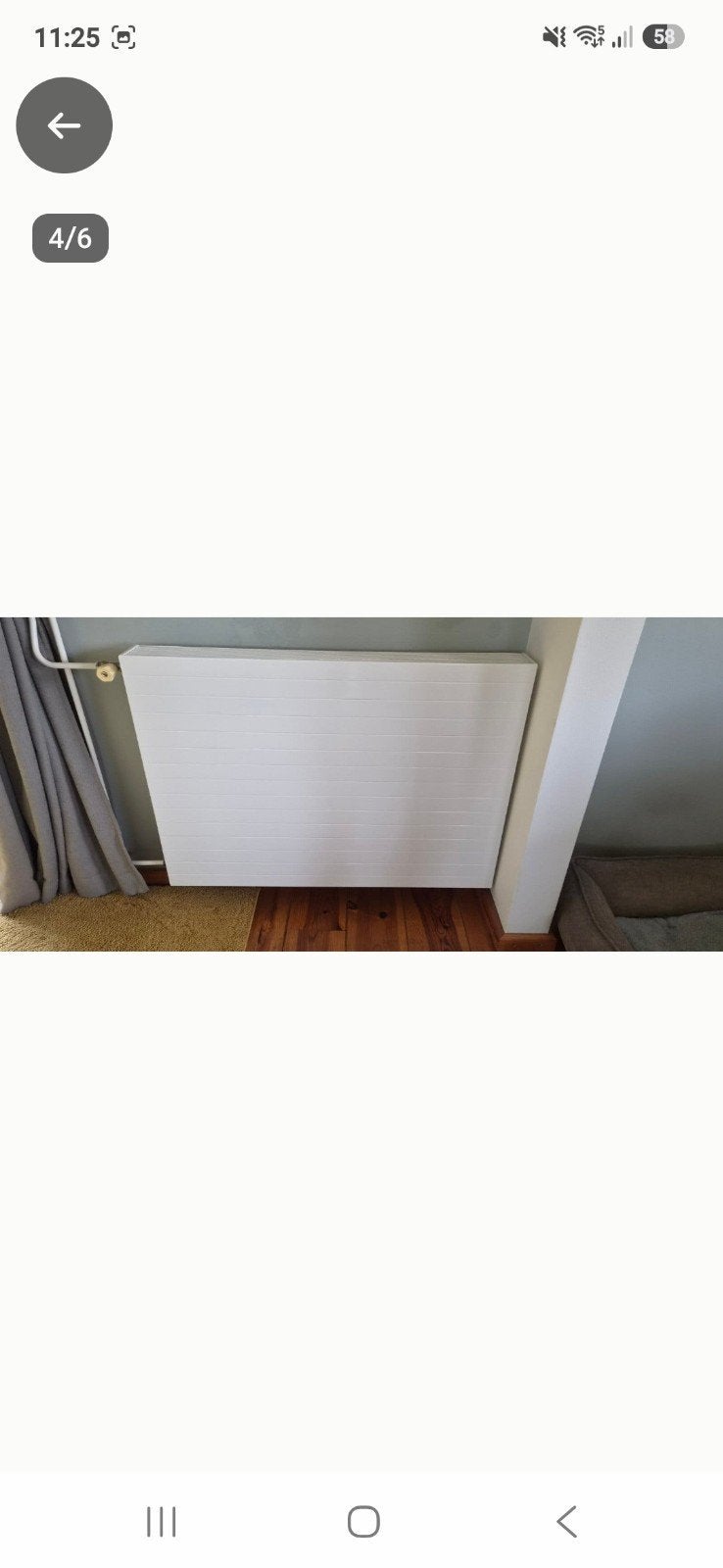 4x Sentimo radiatorombouw / radiatorbekleding metaal, Ophalen, Gebruikt, Radiator, 150 cm of meer