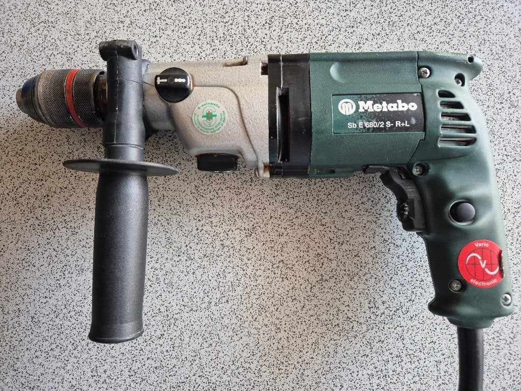 Metabo klopboormachine, Klopboormechanisme, Ophalen, Boormachine, Gebruikt