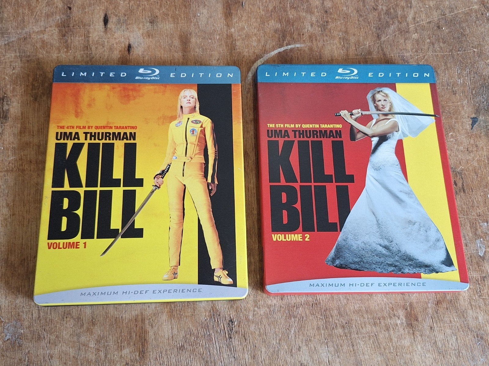 Kill Bill Vol. 1 & 2 Limited Edition Blu-ray (Steelbook), Engels, Vanaf 16 jaar, Nederlands, Actiethriller