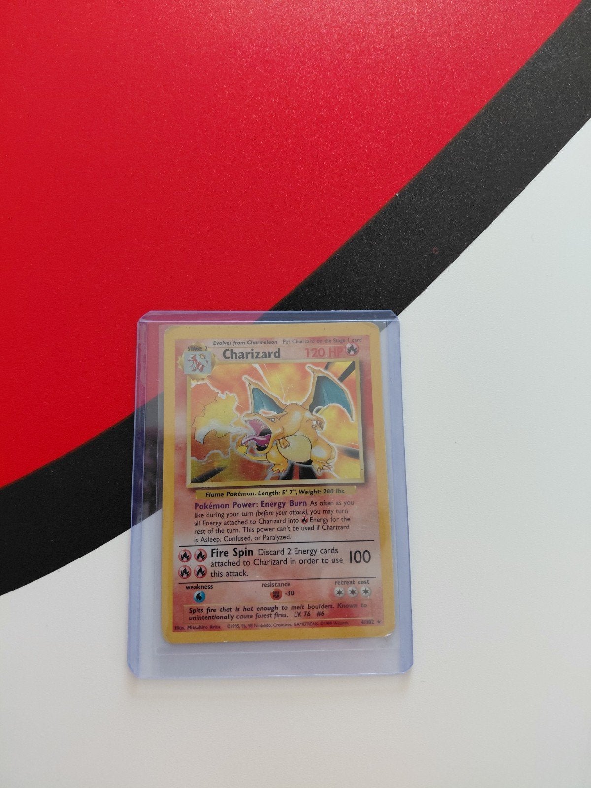 Pokemon Charizard Base Set 1999, Hobby en Vrije tijd, Verzamelkaartspellen | Pokémon, Gebruikt, Ophalen of Verzenden