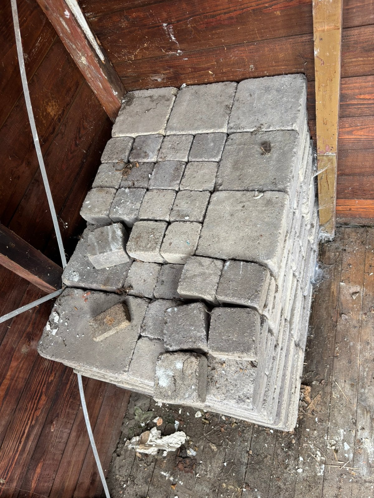 Tuin tegels/stenen, Ophalen, Gebruikt, Beton, Klinkers