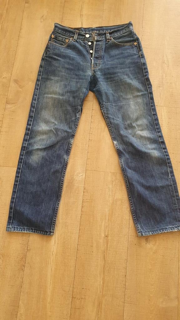 Levi's 501 spijkerbroek - W29 L32, Ophalen of Verzenden, Gedragen, Blauw