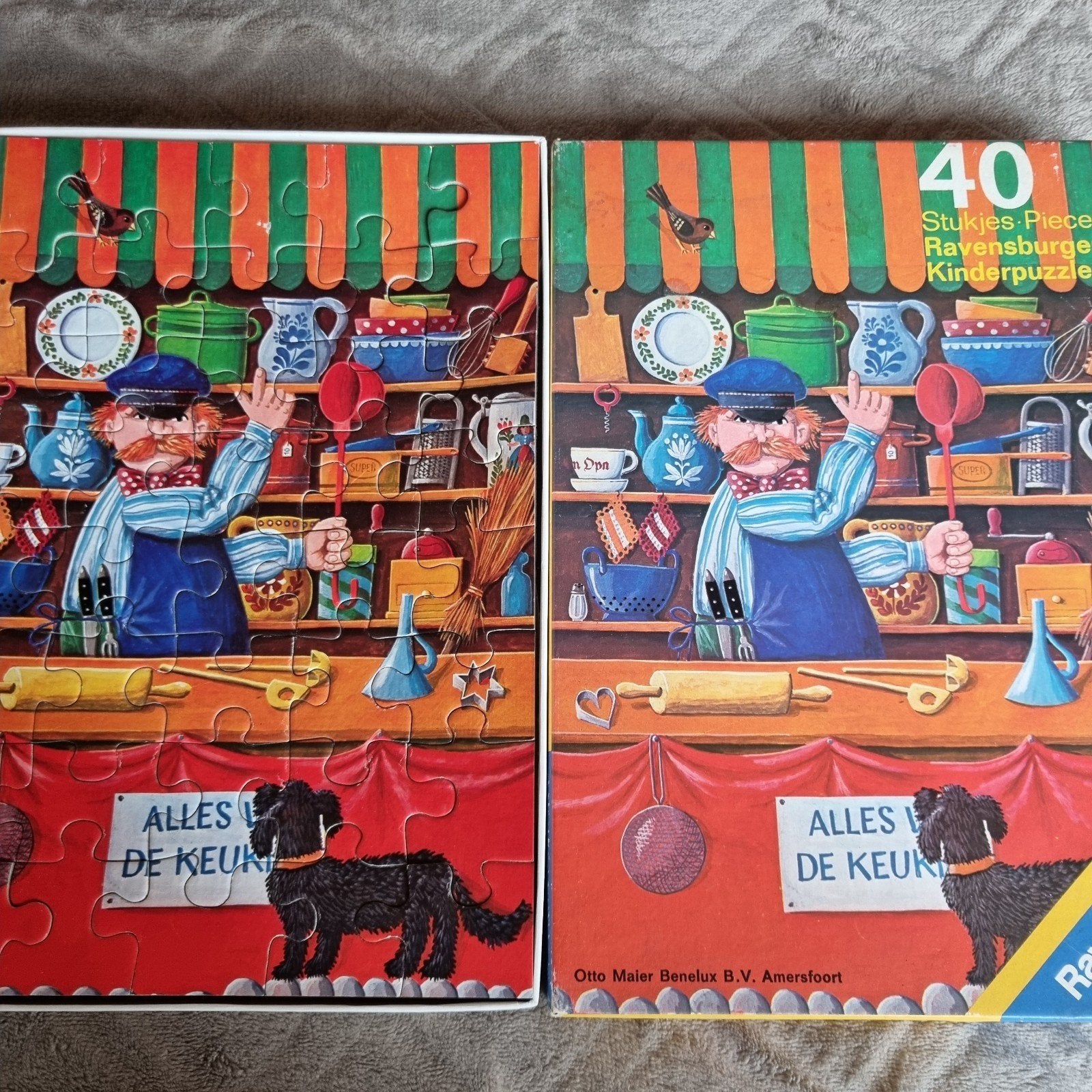 Ravensburger Kinderpuzzel Alles in de Keuken 40 stukjes, Ophalen of Verzenden, 10 tot 50 stukjes, Gebruikt, 4 tot 6 jaar