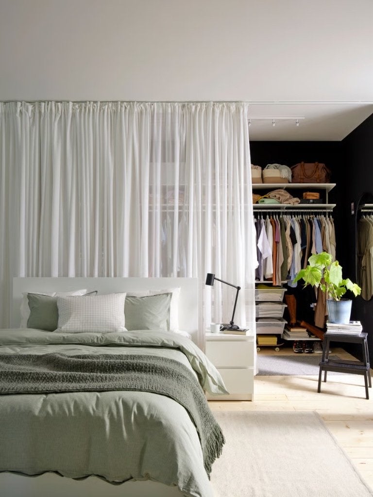 IKEA ÄNGSFRYLE witte gordijnen 300х300 cm (2 stuks), Ophalen, 300 cm, Wit, Gordijn