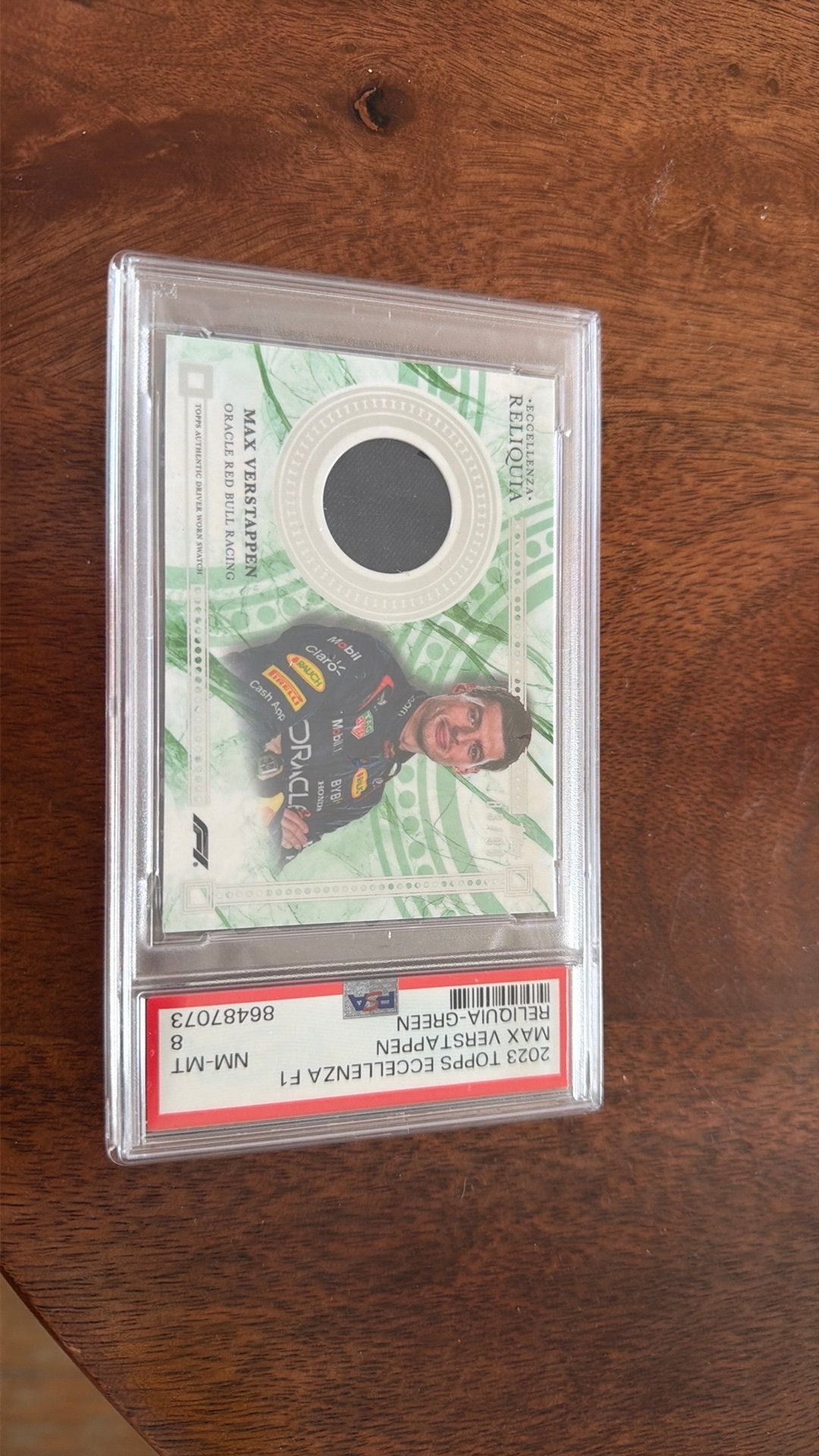 Max Verstappen patch Topps 83/ 99, Ophalen of Verzenden, Zo goed als nieuw, Losse kaart