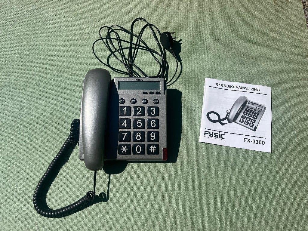 Fysic FX-3300 senioren telefoon, grote toetsen, Ophalen of Verzenden, Zo goed als nieuw