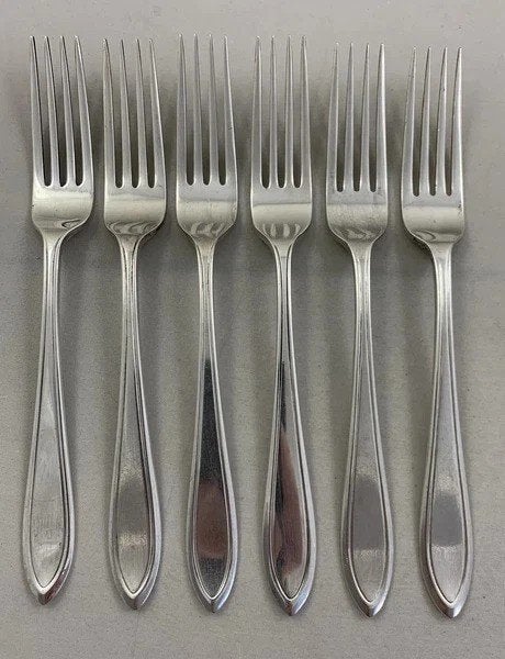 Keltum P2 6x verzilverde tafelvork menuvork set, Coolsingel 104, 3011 AG Rotterdam, Netherlands, Verzenden, Keltum, Bestekset