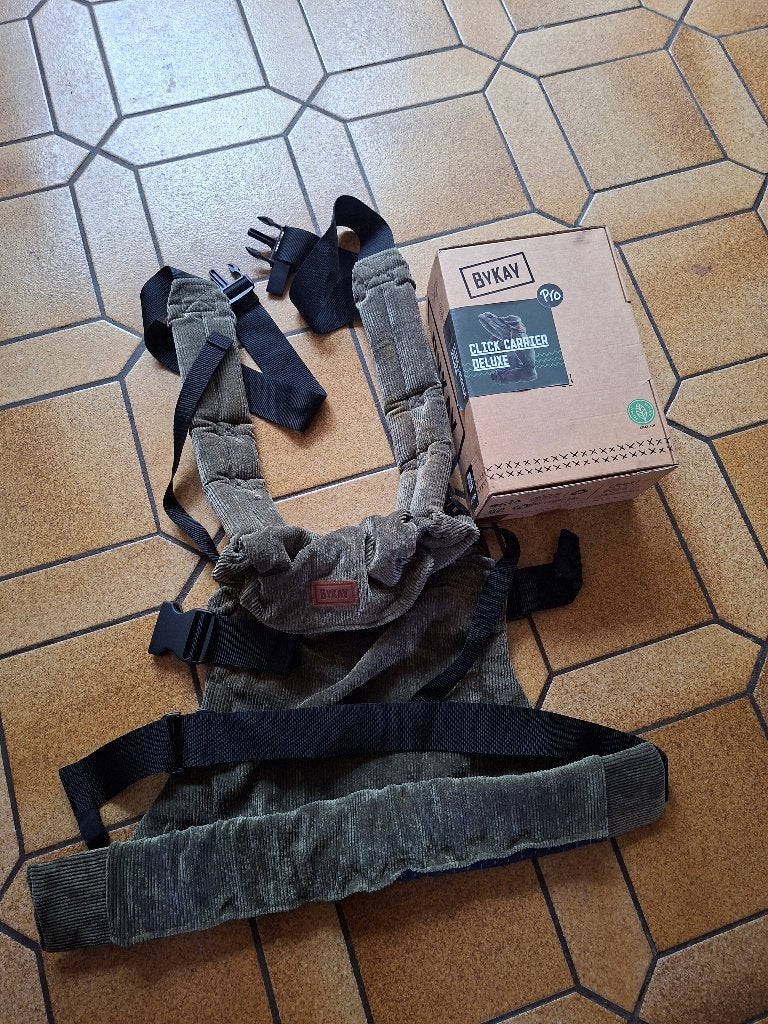 ByKay click carrier deluxe pro Draagzak, Overige merken, Buik of Rug, Ophalen of Verzenden, Zo goed als nieuw