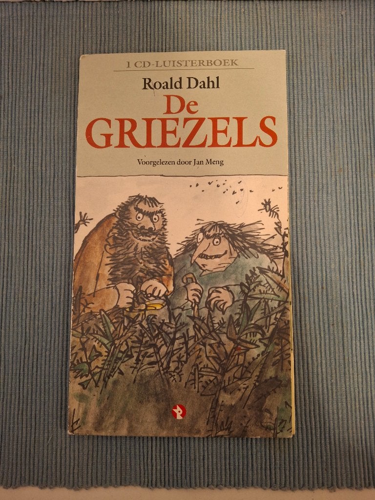 Luistercd - Roald Dahl - De Griezels -luisterduur 52 minuten, Luisterboek, Overige typen, Ophalen of Verzenden, Zo goed als nieuw