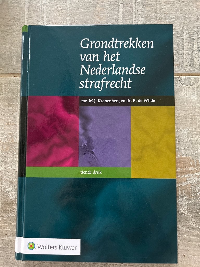 Grondtrekken van het Nederlandse strafrecht, Boeken, Ophalen, Alpha, Zo goed als nieuw, HBO