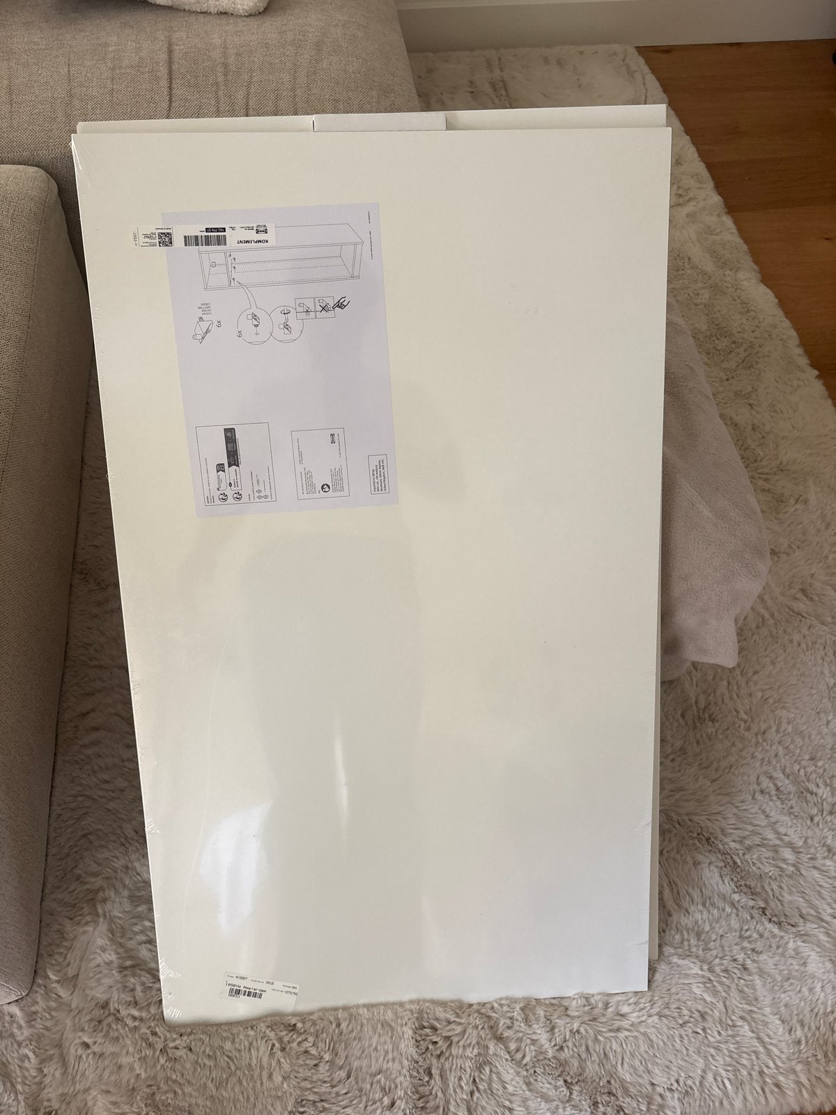 2x IKEA KOMPLEMENT plank 100x58 cm, Ophalen, Nieuw