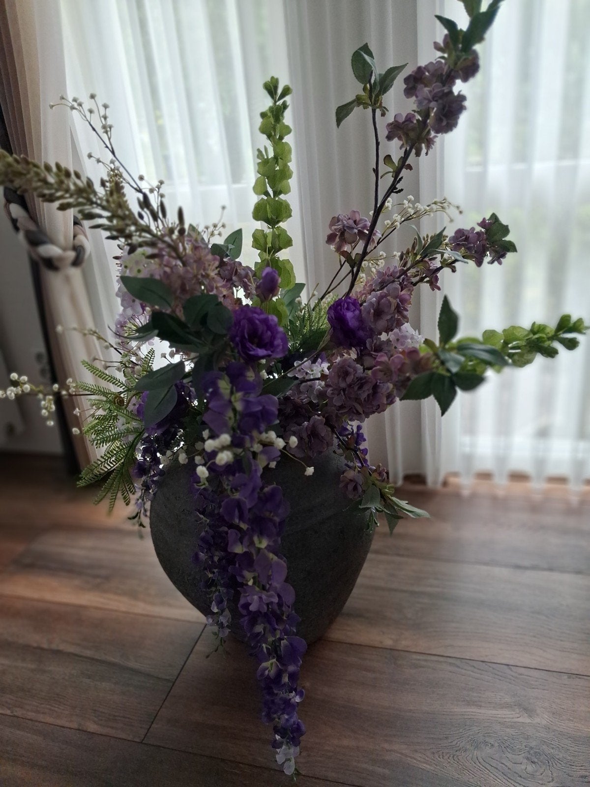 bloemstuk  met zware vaas, Ophalen, 100 cm, Rondom opgemaakt, Overige merken