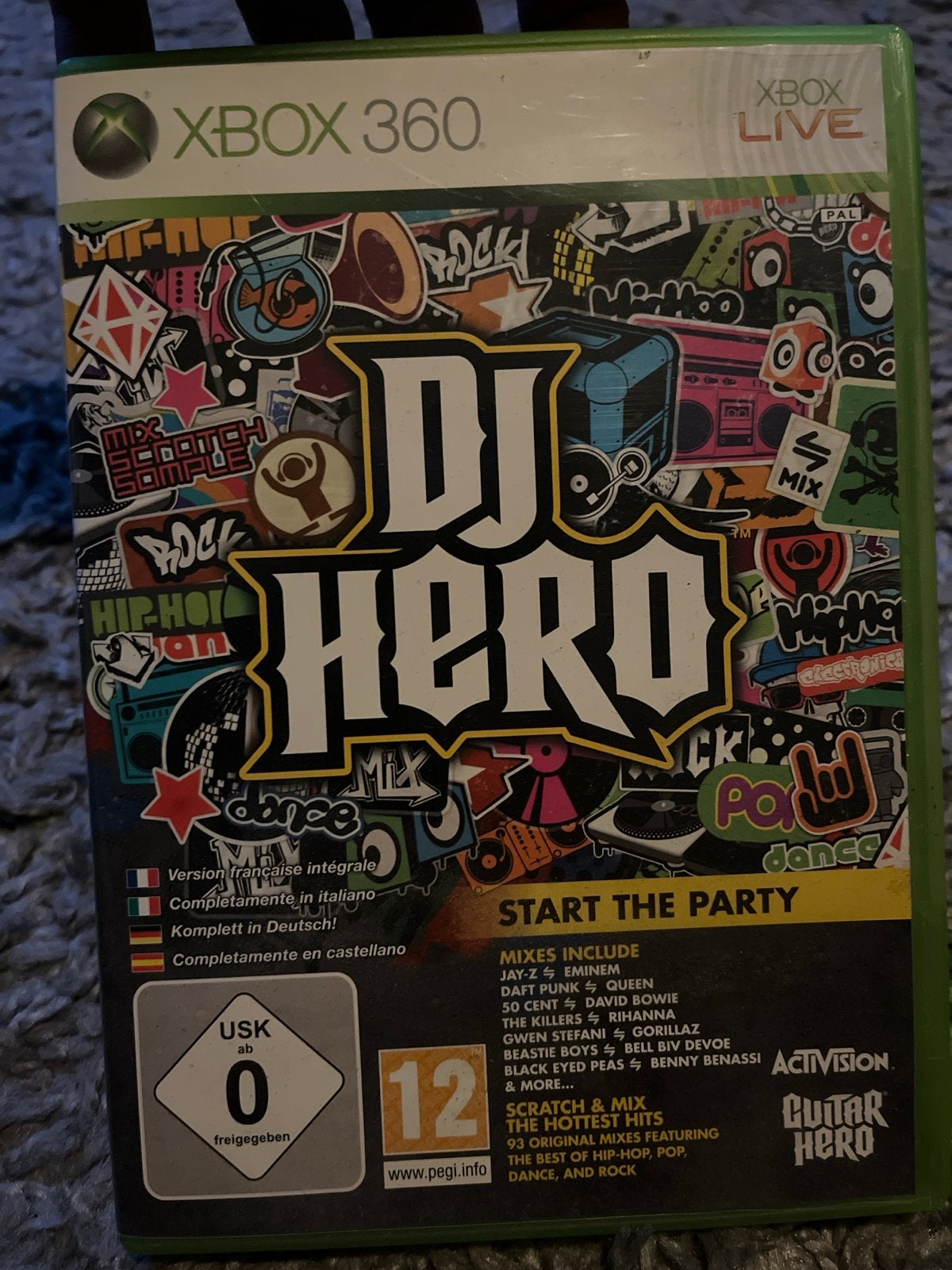 DJ Hero Xbox 360 - Start the Party!, Muziek, 2 spelers, Ophalen of Verzenden, Zo goed als nieuw