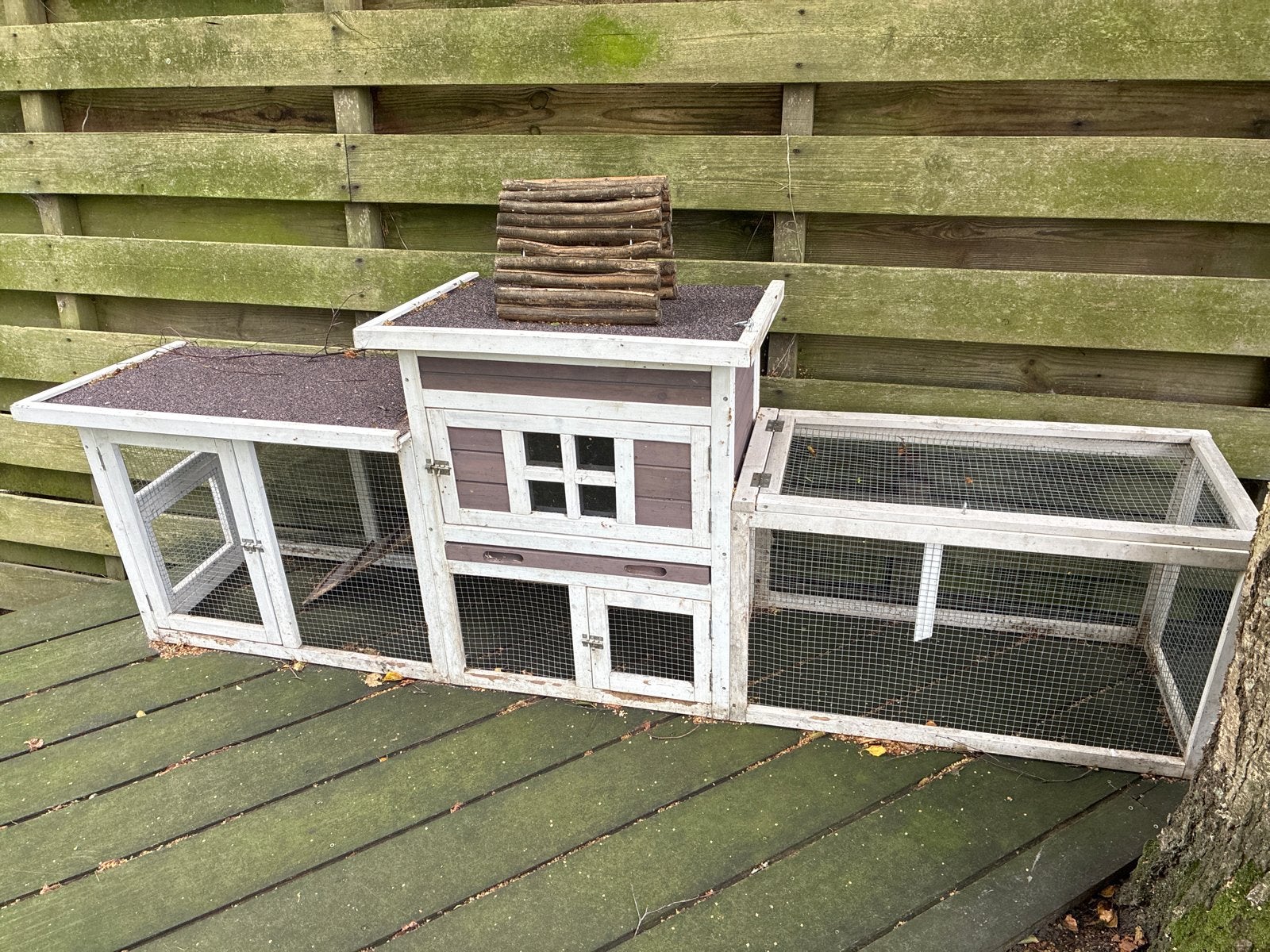 Konijnenhok met ren, Ophalen, 110 cm of meer, 60 tot 90 cm, Cavia
