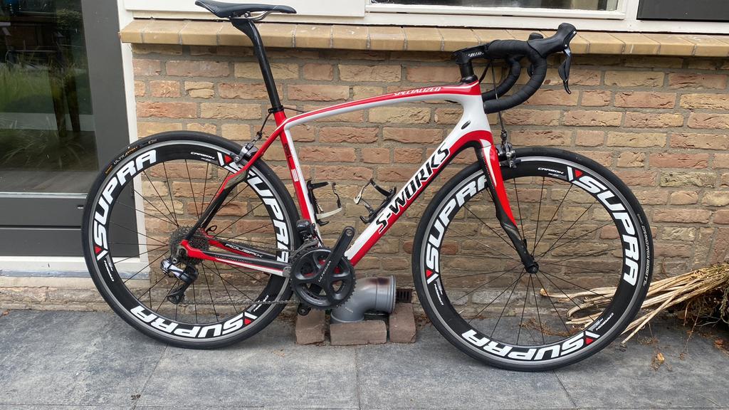 Specialized S-Works racefiets met Supra wielen, Zo goed als nieuw, Meer dan 20 versnellingen, 53 tot 57 cm, Ophalen